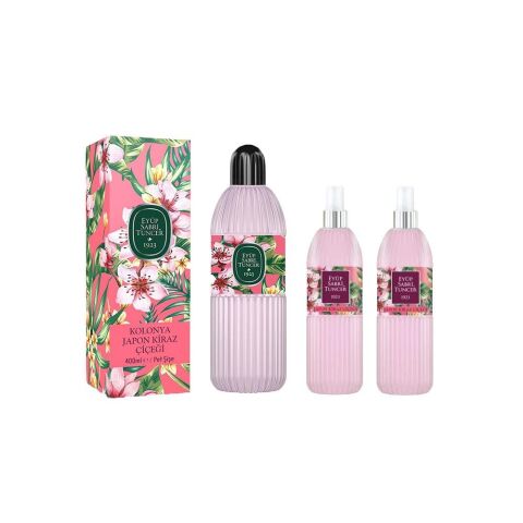 Eyüp Sabri Tuncer Japon Kiraz Çiçeği 400 ml ve 150 ml Pet Şişe Kolonya