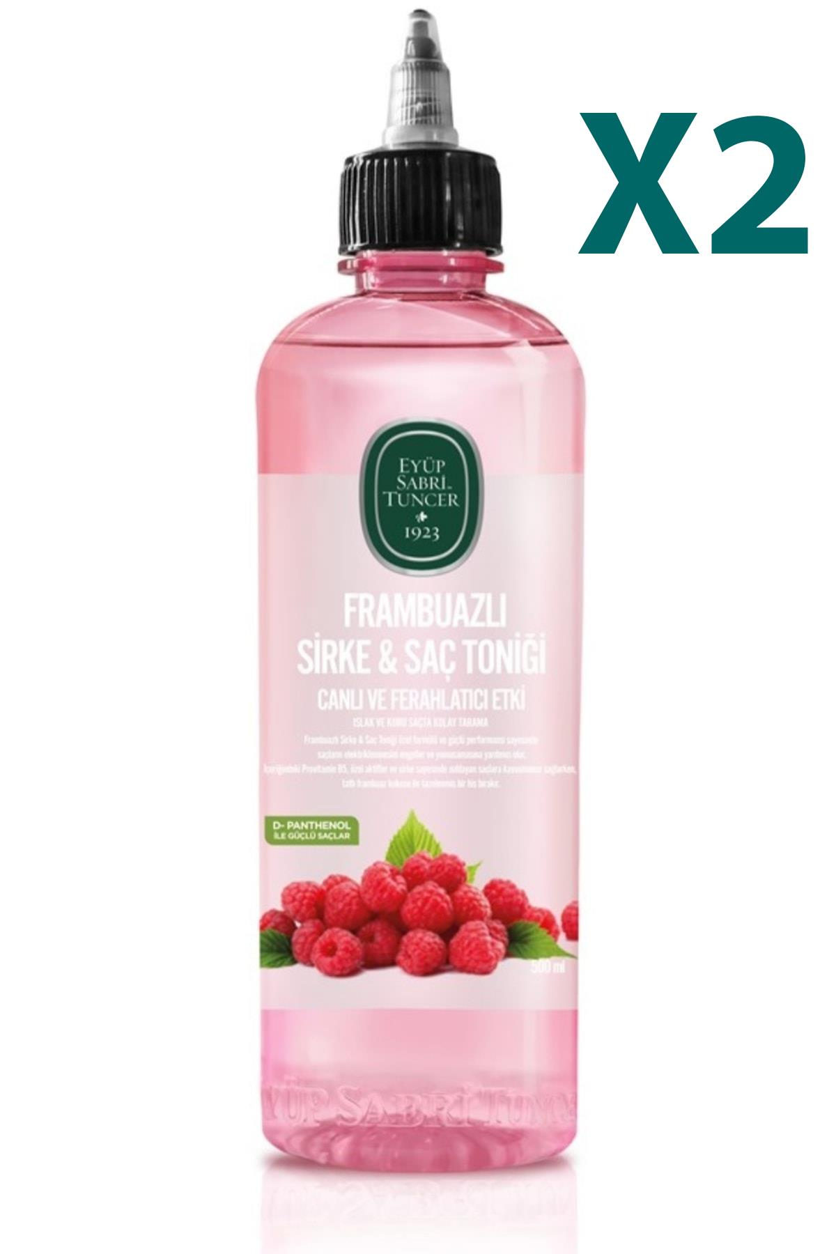 Frambuazlı Sirke & Saç Toniği 500 ml x 2