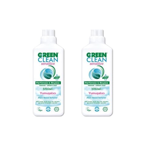 Green Clean Sensitive Bitkisel Yumuşatıcı 1000 ml x2 Adet