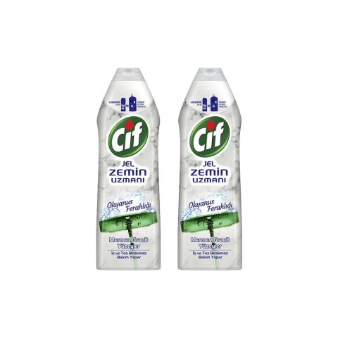 Cif Jel Mermer Yüzey Temizleyici 750 Ml 2x Adet