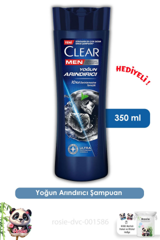 Clear Men Yoğun Arındırıcı Kepeğe Karşı Şampuan 350 ml ve ROSIE