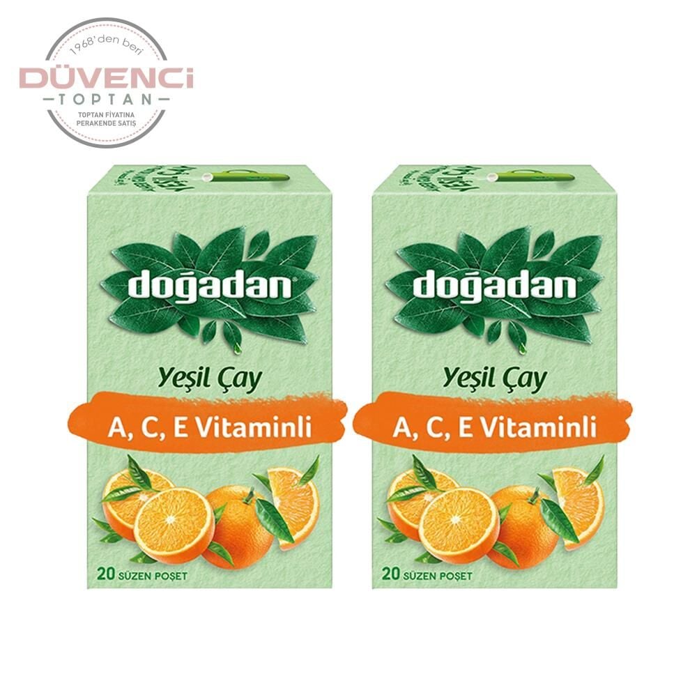 Doğadan Yeşil Çay A,C,E Vitaminli x 2 Adet