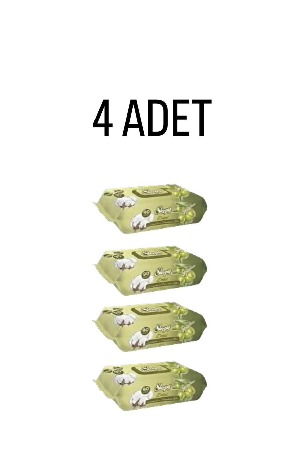 Sleepy Zeytinyağlı Islak Havlu 4 Paket 360 Yaprak