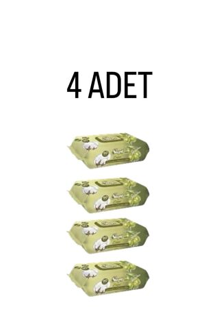 Sleepy Zeytinyağlı Islak Havlu 4 Paket 360 Yaprak