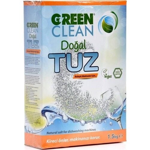 Green Clean Bitkisel Bulaşık Makinesi Tuzu 1500 ml