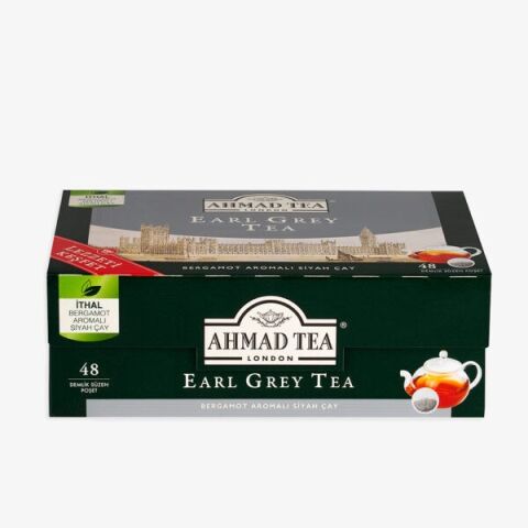 7'li Earl Grey Demlik Poşet Çay 48’li ve Rakun Kupa HEDİYE