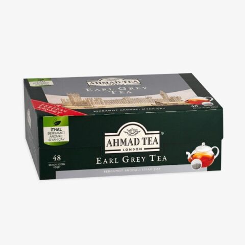 7'li Earl Grey Demlik Poşet Çay 48’li ve Rakun Kupa HEDİYE
