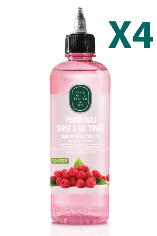 Frambuazlı Sirke & Saç Toniği 500 ml x 4