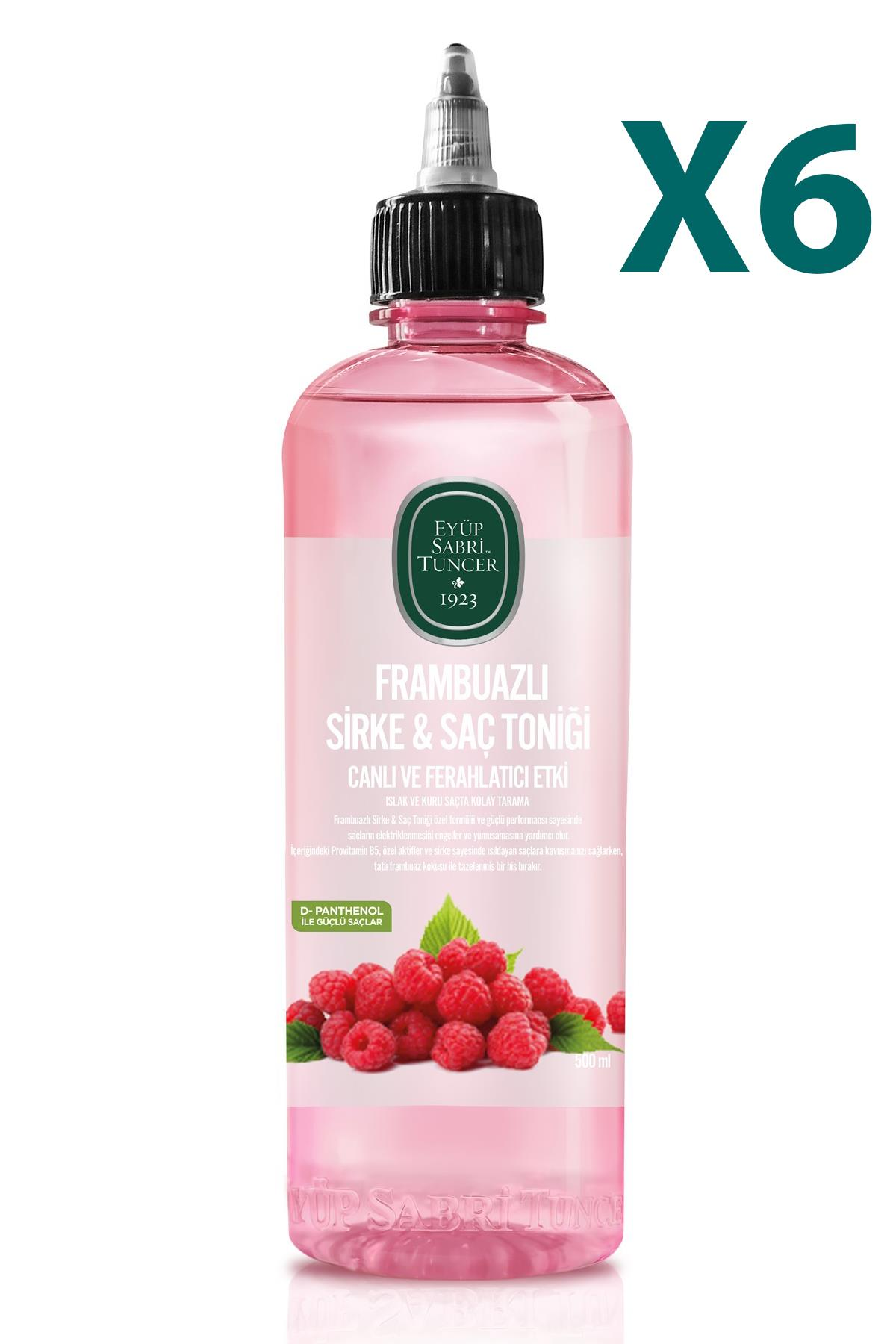Frambuazlı Sirke & Saç Toniği 500 ml x 6