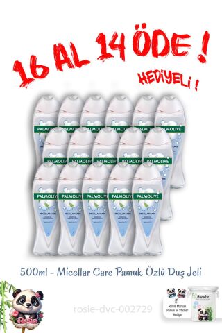 16 Al 14 Öde Palmolive Micellar Care Pamuk Özlü Duş Jeli 500 Ml ve Rosie