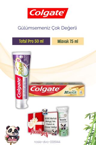 Colgate Diş Macunu Total Pro ve Misvak, Rosie Hediyel