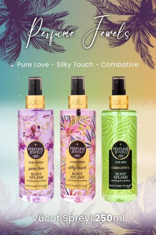 Eyüp Sabri Tuncer Vücut Spreyi Pure Love, Silky Touch ve Combative