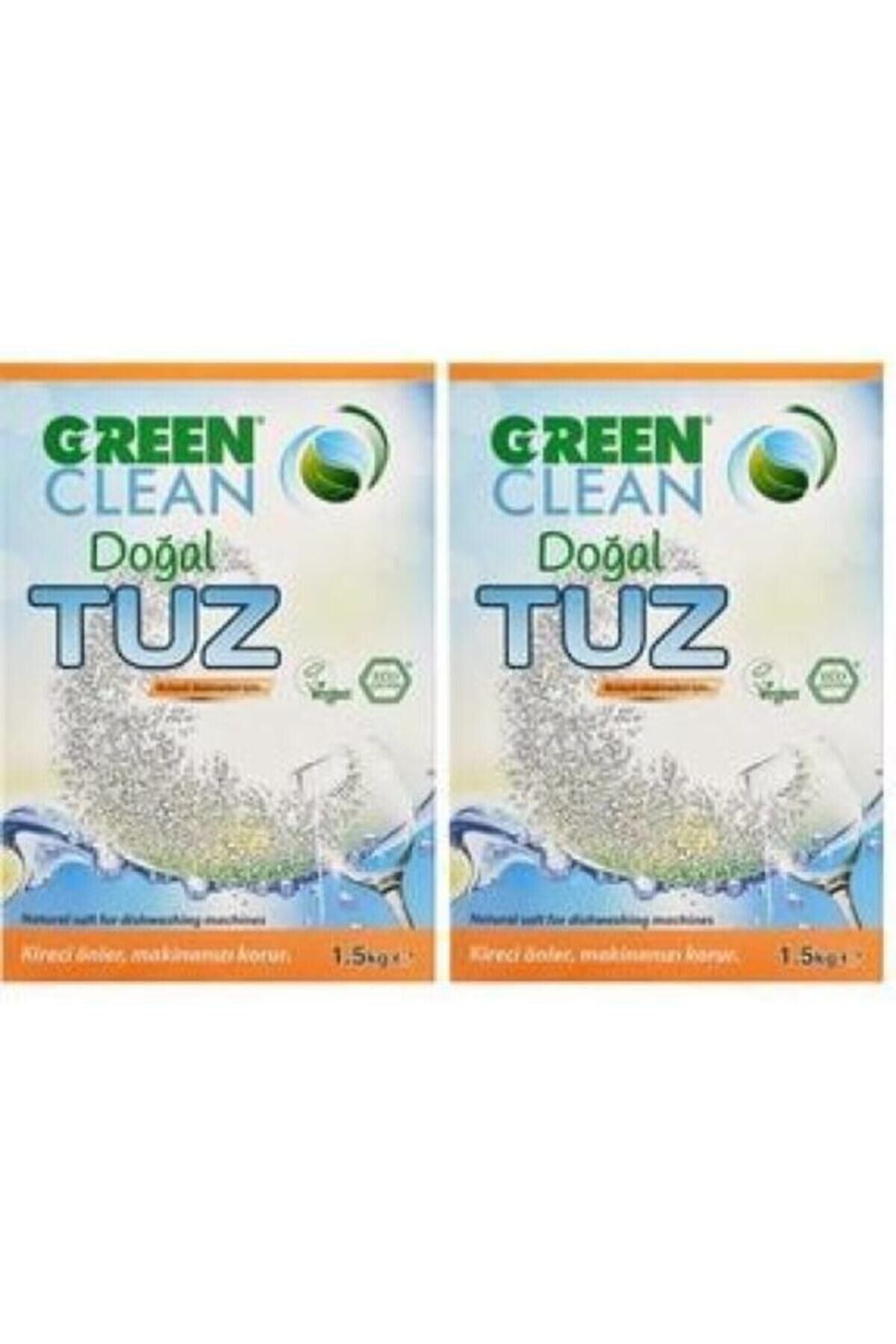 Green Clean 1,5 Kg Doğal Bulaşık Makinesi Tuzu x 2 Adet