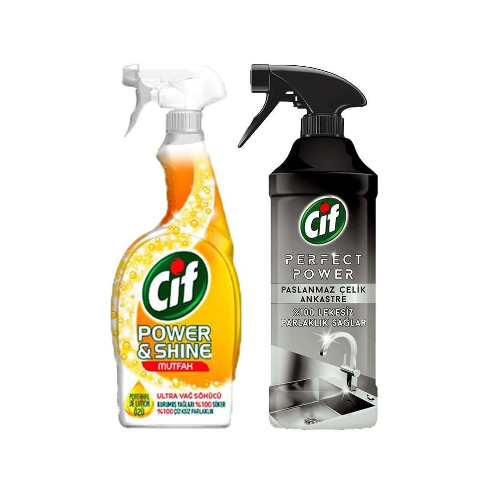 Cif Sprey Power & Shine Mutfak ve Paslanmaz Çelik