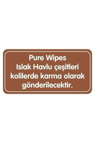 Pure Baby Wipes Islak Havlu Mendil 50 Yaprak 24 Lü Set (1200 YAPRAK) (MEYVELİ)