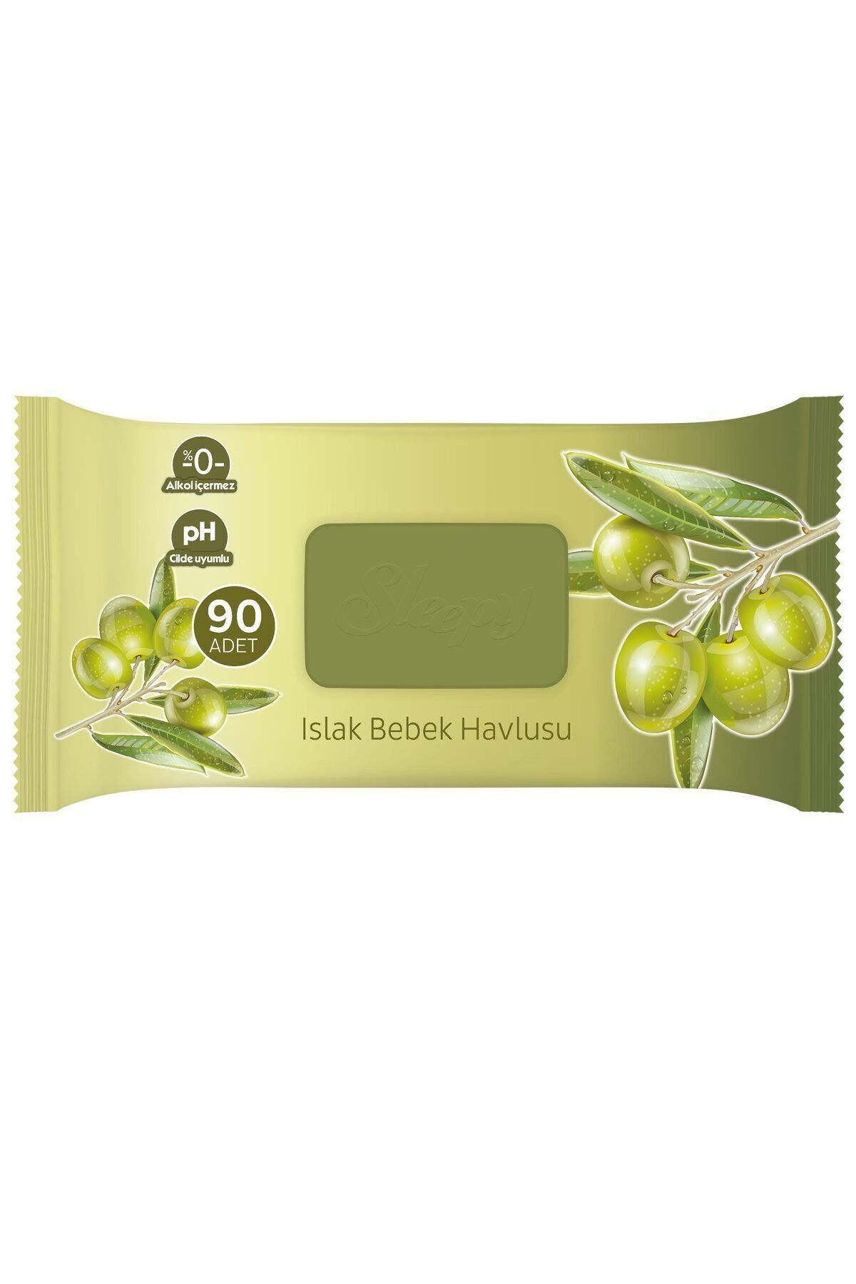 Sleepy Sensitive Zeytinyağlı Islak Havlu 90 lı 7 Paket