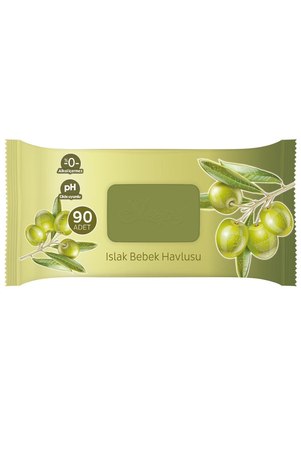 Sleepy Sensitive Zeytinyağlı Islak Havlu 90 lı 7 Paket