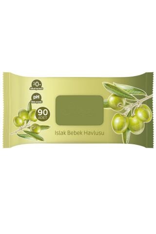 Sleepy Sensitive Zeytinyağlı Islak Havlu 90 lı 7 Paket