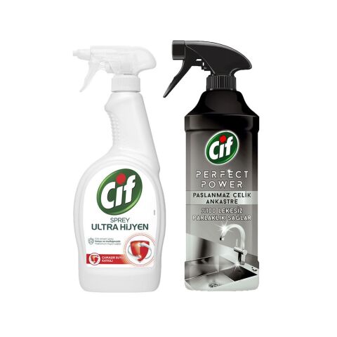 Cif Sprey Ultra Hijyen ve Paslanmaz Çelik
