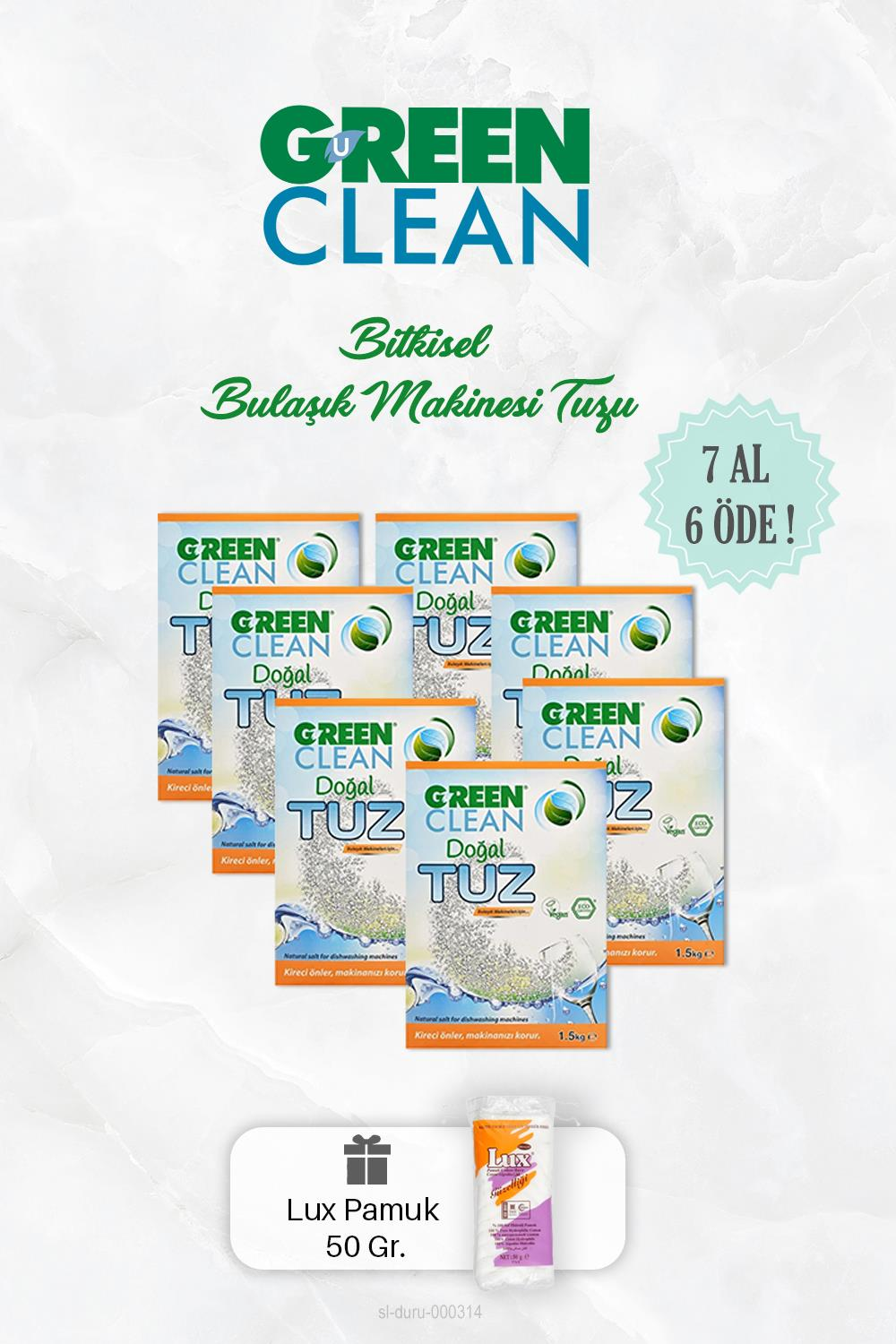 7 AL 6 ÖDE Doğal Bulaşık Makinesi Tuzu 1,5 Kg