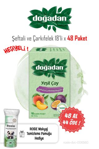 Doğadan 48 AL 44 ÖDE 18'li Şeftali ve Çarkıfelek, ROSIE hediyeli