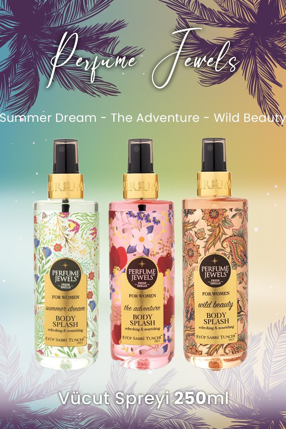 Eyüp Sabri Tuncer Vücut Spreyi Summer Dream, The Adventure ve Wild Beauty
