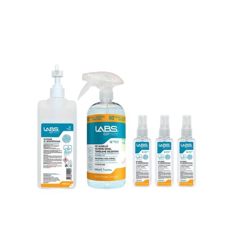 Eyüp Sabri Tuncer Labs Ortam ve El Dezenfektan 1 Lt, El Dezenfektanı 125 ML x 3