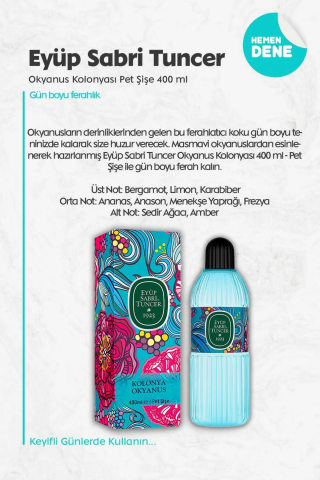 400 ML 13 AL 11 ÖDE Okyanus Kolonyası ve ROSIE Hediye