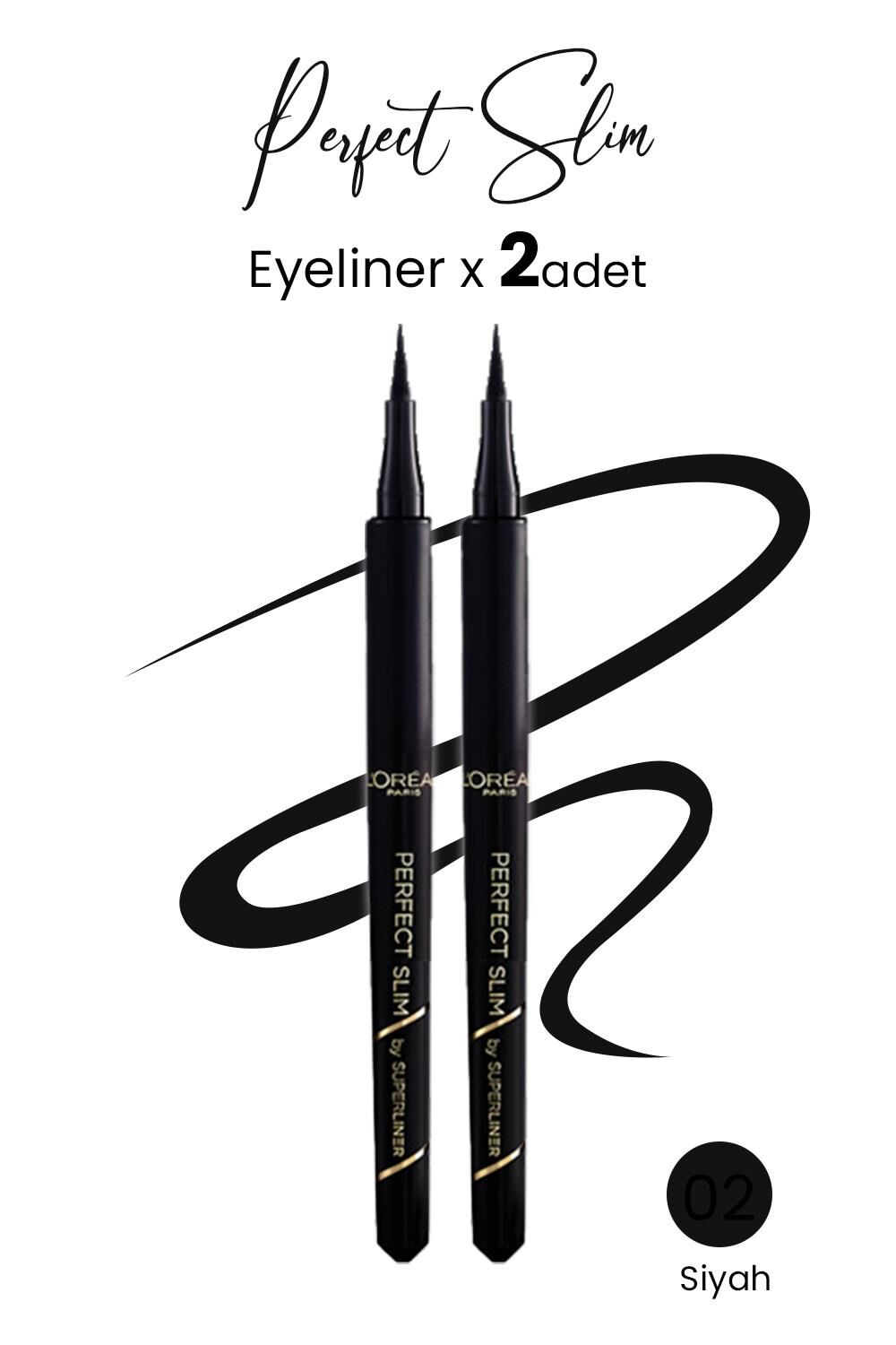 Loreal Paris Perfect Slim Eyeliner Siyah x 2 Adet