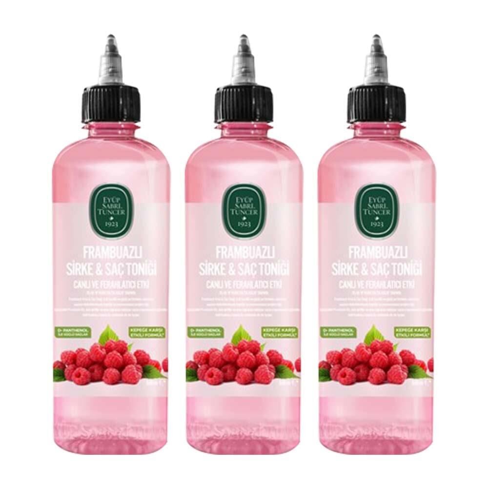Frambuazlı Sirke & Saç Toniği 500 ml x 3
