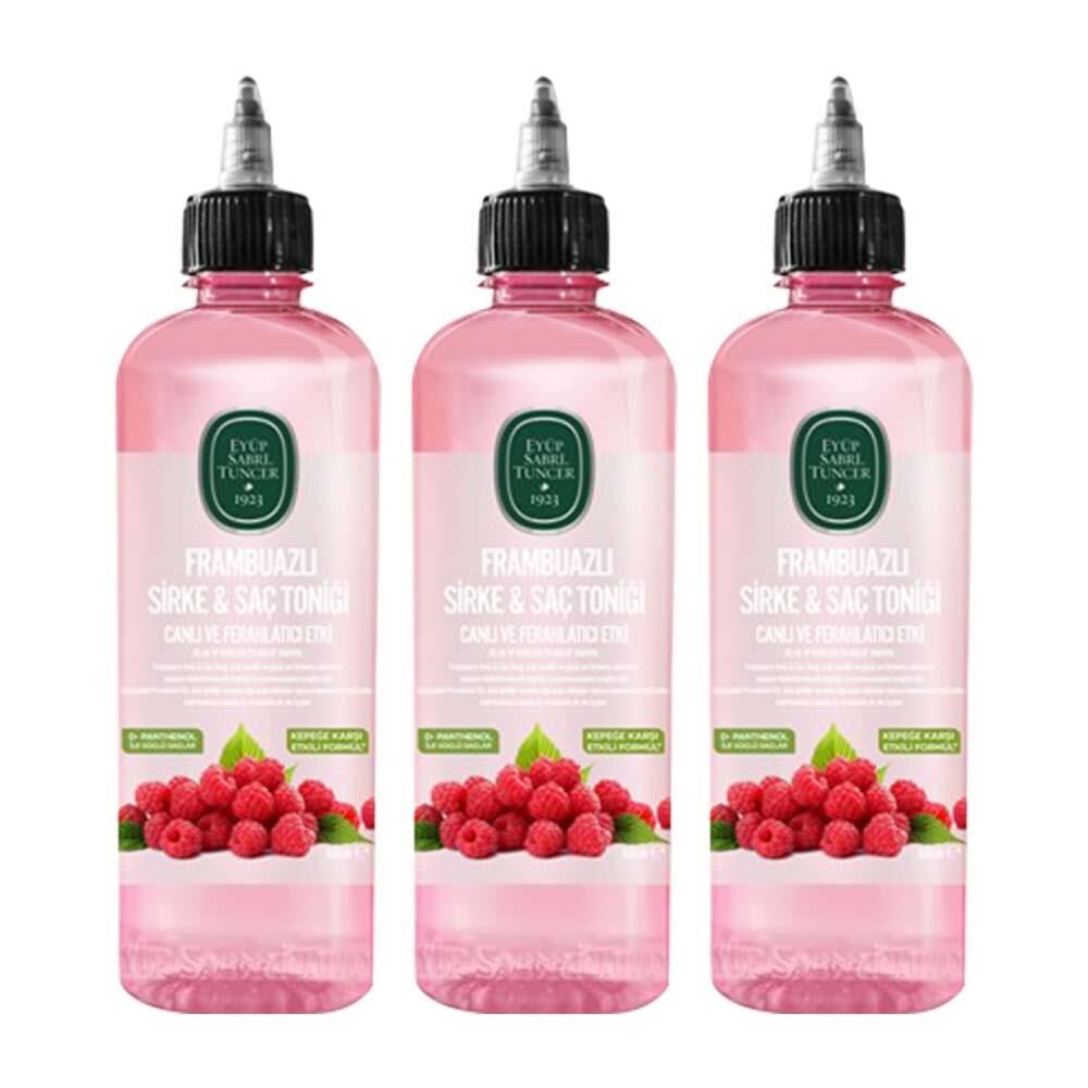 Frambuazlı Sirke & Saç Toniği 500 ml x 3