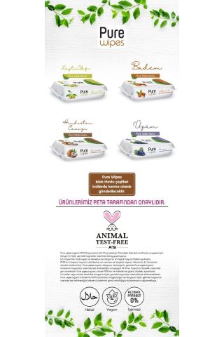 Pure Baby Pure Wipes Islak Havlu 28x50 (1400yaprak)