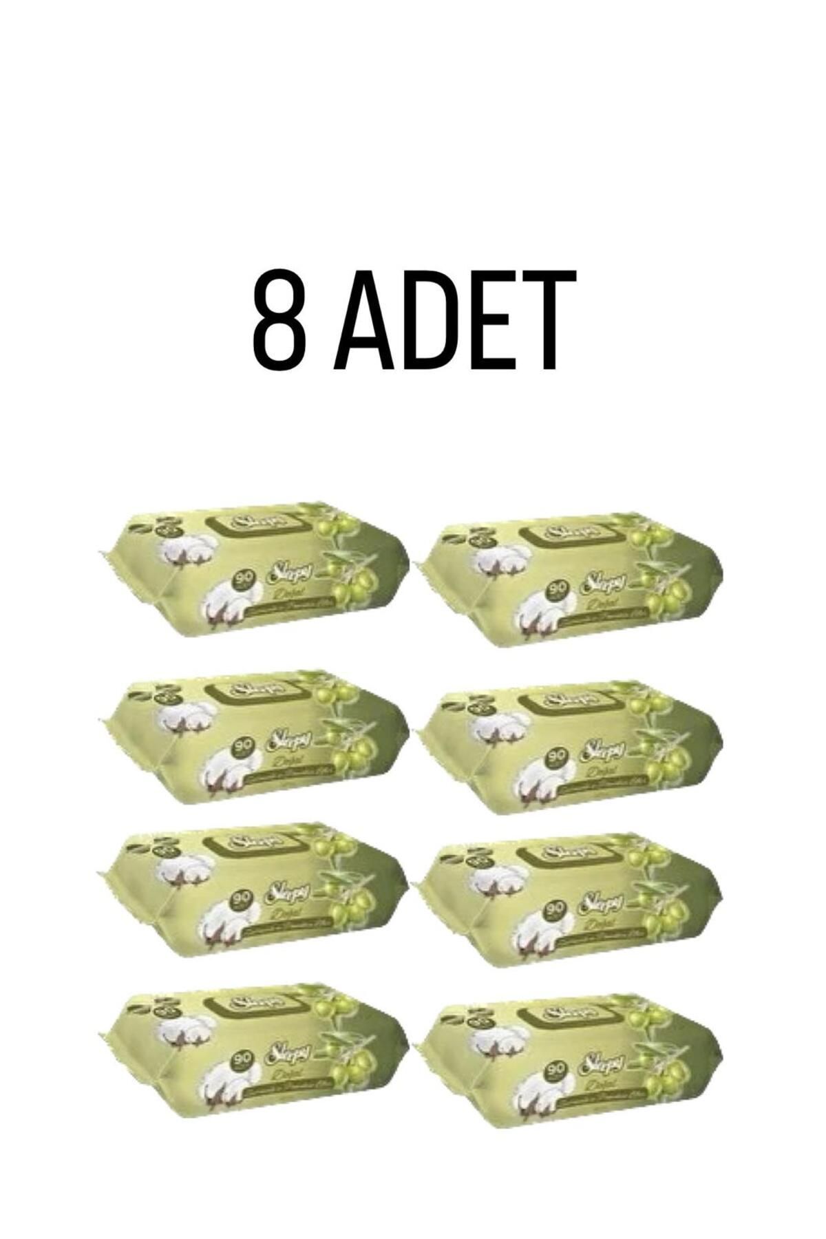 Sleepy Zeytinyağlı Islak Havlu 8 Paket 720 Yaprak