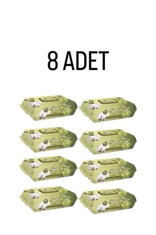 Sleepy Zeytinyağlı Islak Havlu 8 Paket 720 Yaprak