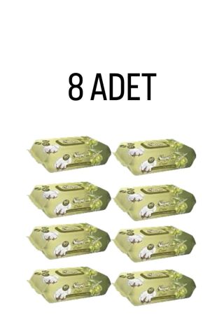 Sleepy Zeytinyağlı Islak Havlu 8 Paket 720 Yaprak
