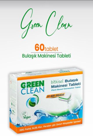 U Green Clean Bulaşık Makinesi Tablet 60 Tablet