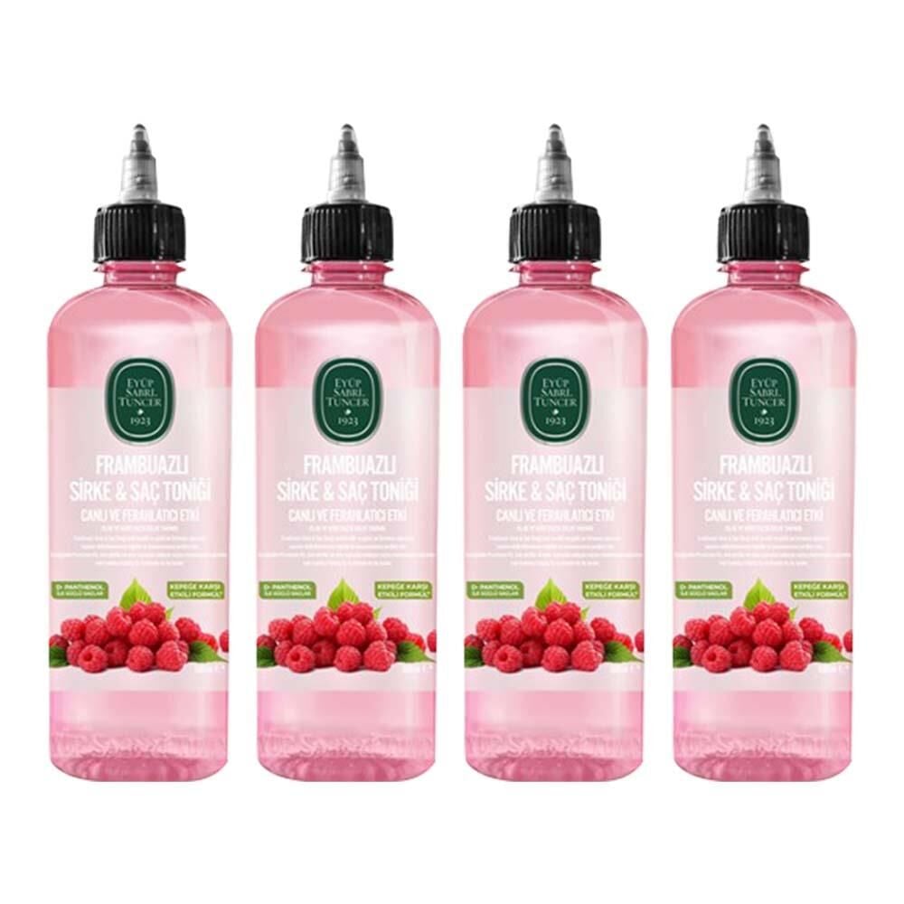Frambuazlı Sirke & Saç Toniği 500 ml x 4