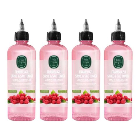 Frambuazlı Sirke & Saç Toniği 500 ml x 4