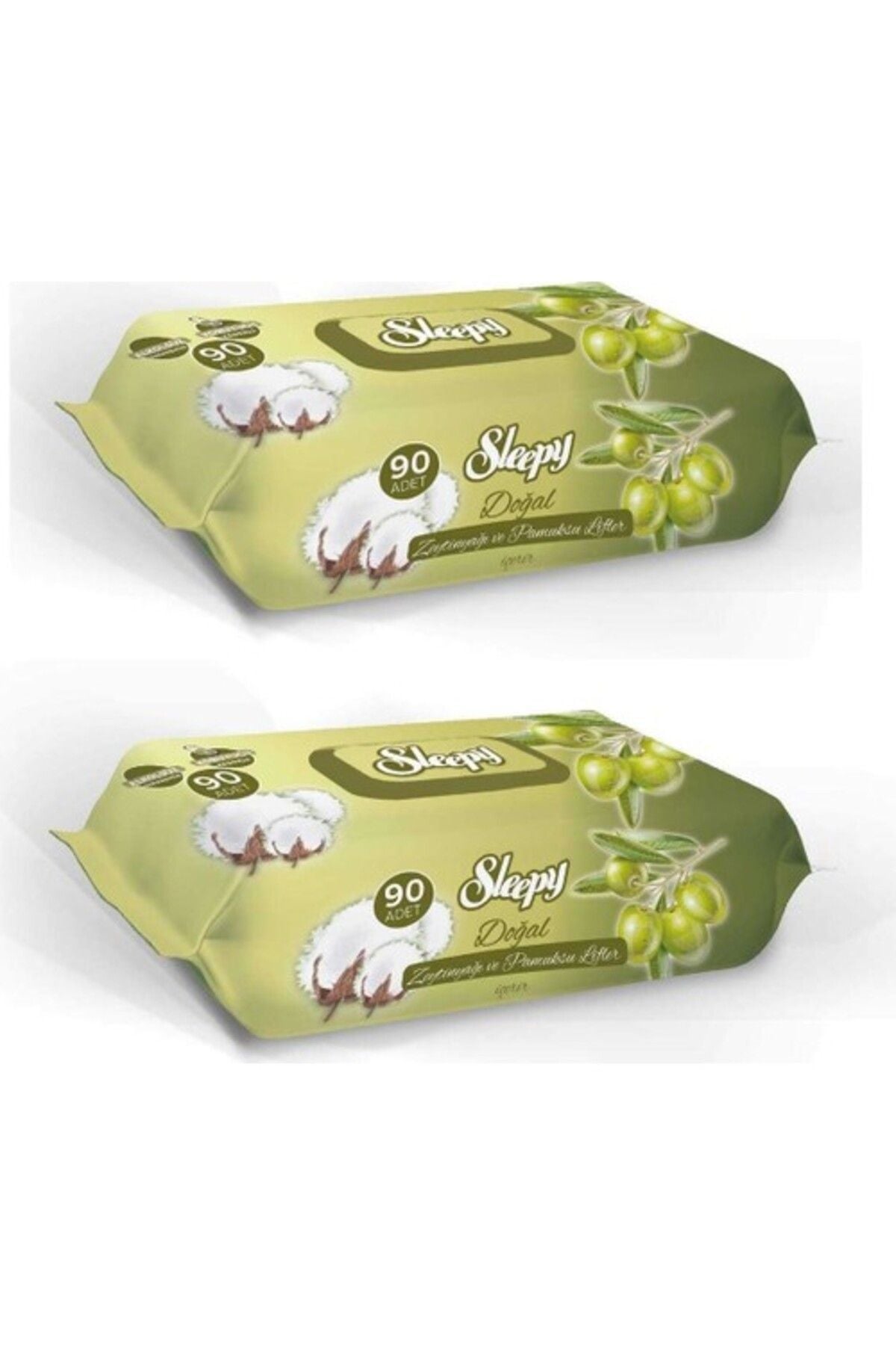 Sleepy Zeytinyağlı Islak Havlu 90'lı X 2