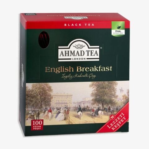 Bardak Poşet Çay 100’lü English Breakfast 200 G, 7 paket ve Kupa HEDİYE