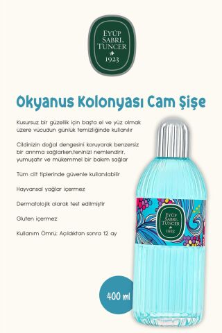 Okyanus Kolonya 1lt ve 400ml, Sıvı Sabun 1500ml ve Rosie Pamuk