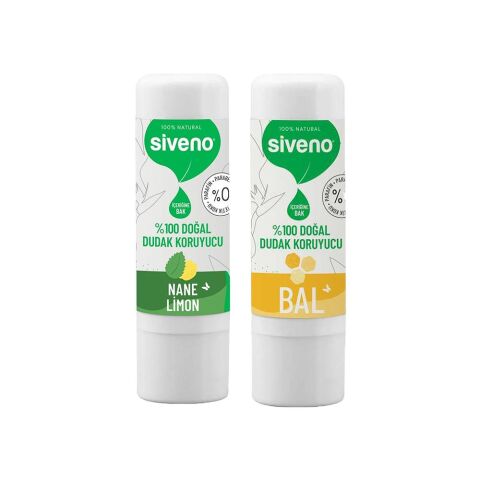 Siveno Dudak Koruyucu Nane & Limon ve Bal 6 gr