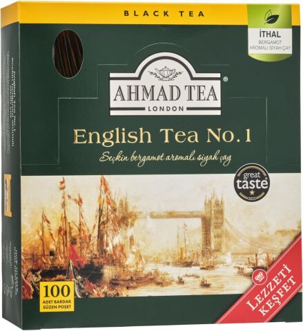 100’lü English Tea No.1 Bardak Poşet Çay, 7 paket ve Kupa HEDİYE