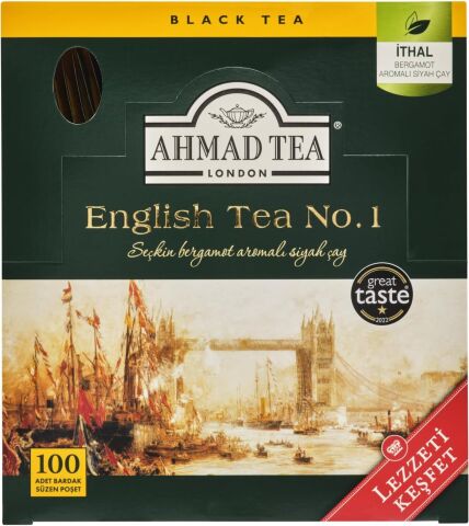100’lü English Tea No.1 Bardak Poşet Çay, 7 paket ve Kupa HEDİYE