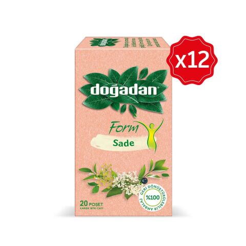 Doğadan Form Çay Sade 20'li x 12 Adet