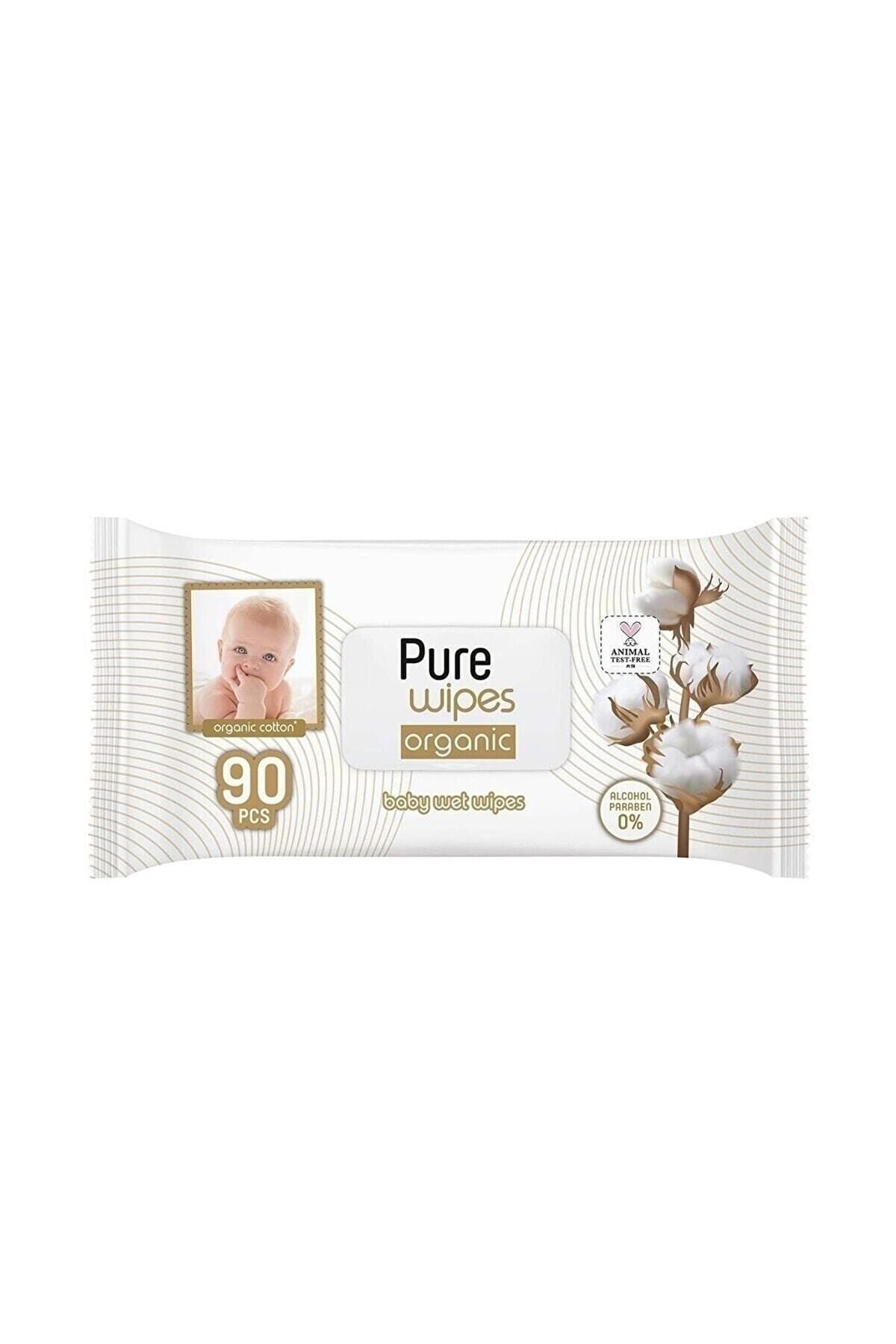Pure Baby Pure Pamuk Islak Havlu 24x90