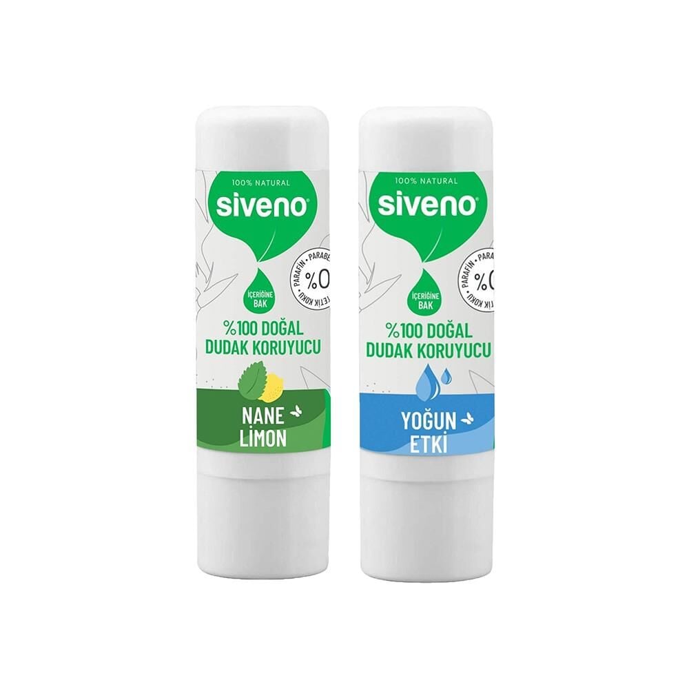 Siveno Dudak Koruyucu Nane & Limon ve Yoğun Etki 6 gr