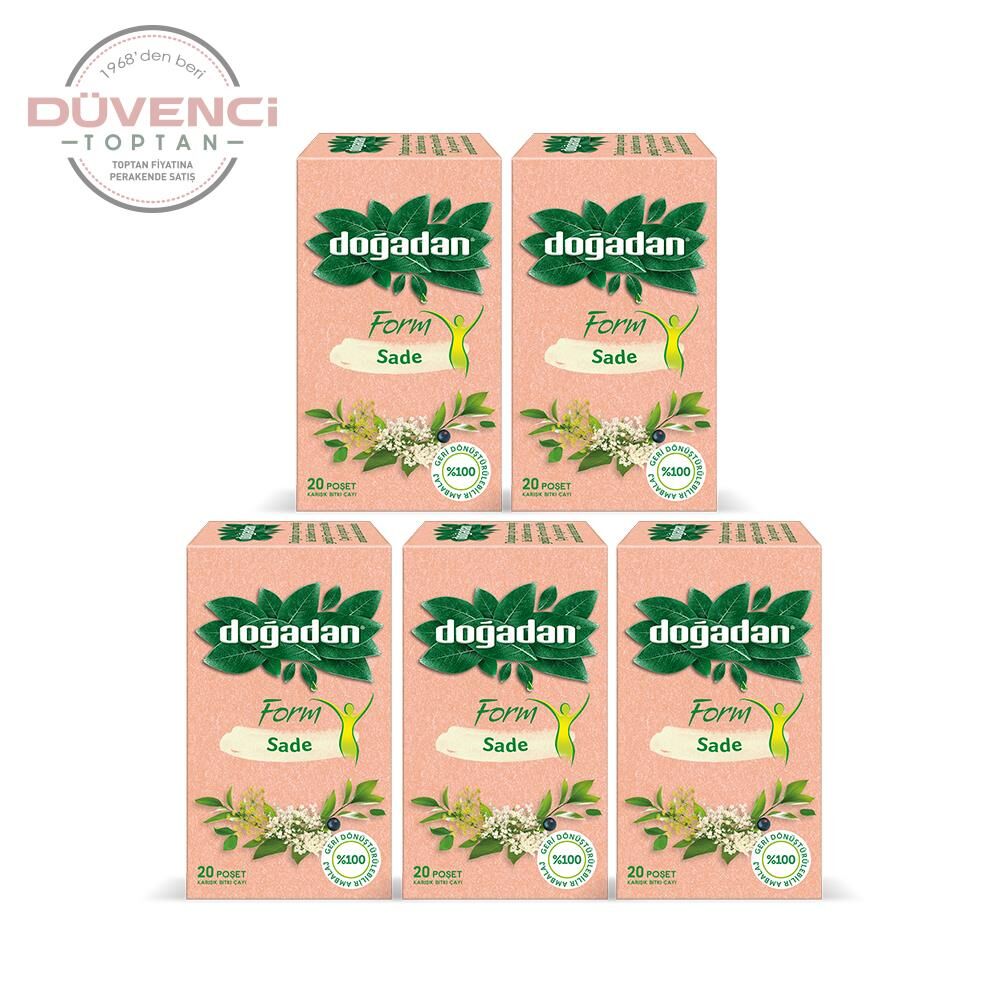 Doğadan Form Çay Sade 20'li x 5 Adet