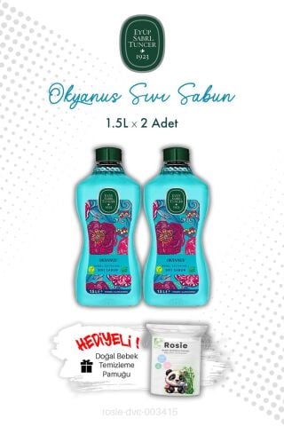 Eyüp Sabri Tuncer Okyanus 1.5L Sıvı Sabun X2 ve ROSIE