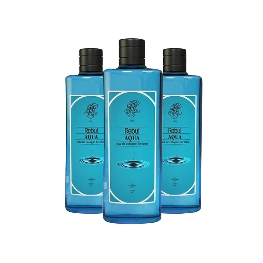 Rebul Aqua 270 ml Kolonya x 3